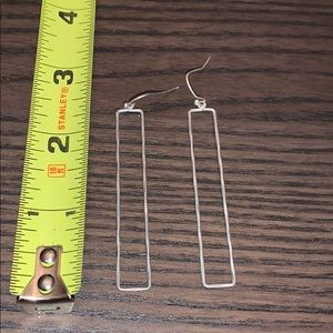 Dangly silver earrings
